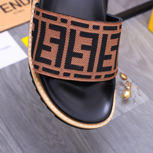 Replica Fendi Slippers For Men #1244527 $52.00 USD for Wholesale