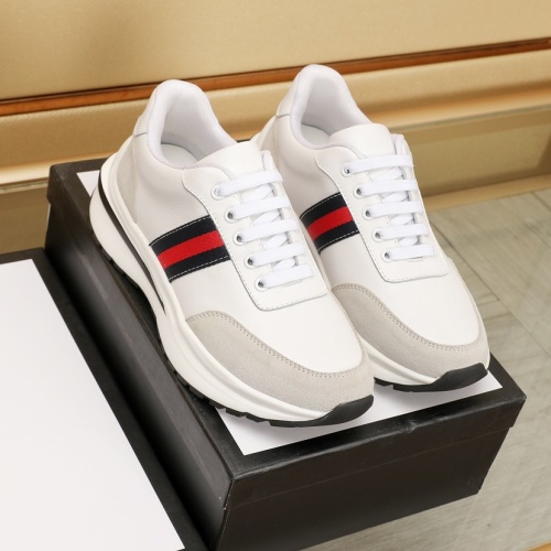 Replica Gucci Casual Shoes For Men #1244551 $88.00 USD for Wholesale