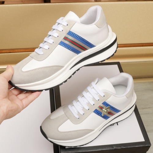 Replica Gucci Casual Shoes For Men #1244553 $88.00 USD for Wholesale