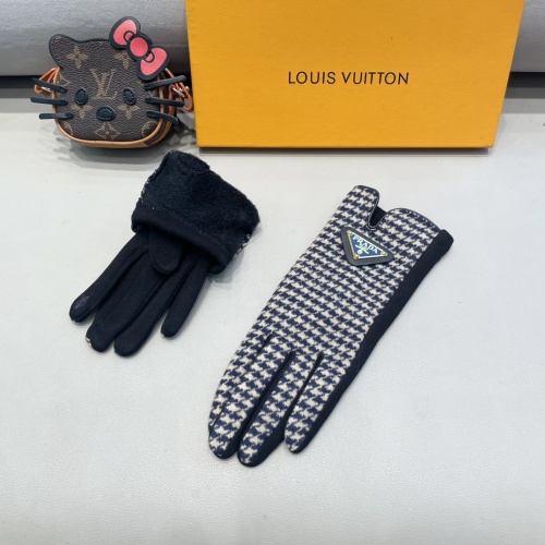 Replica Prada Gloves #1244565 $38.00 USD for Wholesale