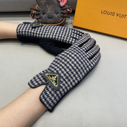 Replica Prada Gloves #1244565 $38.00 USD for Wholesale