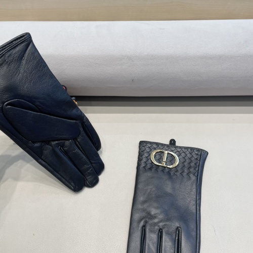 Replica Christian Dior Gloves For Men #1244573 $56.00 USD for Wholesale