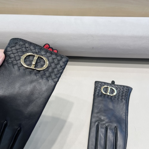 Replica Christian Dior Gloves For Men #1244573 $56.00 USD for Wholesale