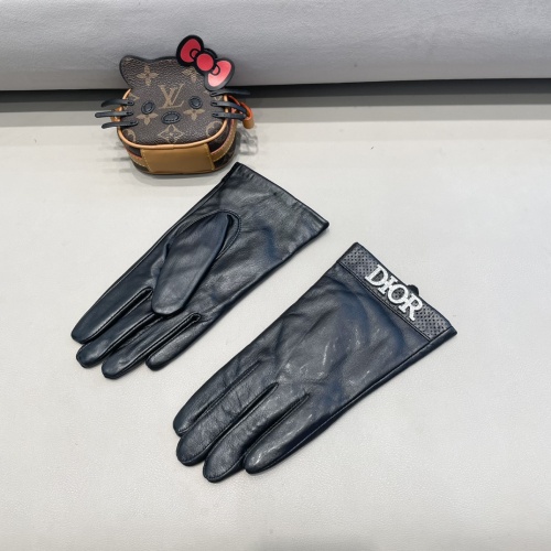 Replica Christian Dior Gloves For Women #1244575 $48.00 USD for Wholesale