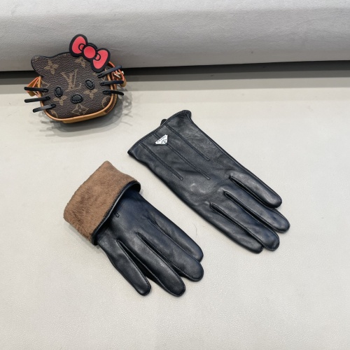 Replica Prada Gloves For Women #1244576 $48.00 USD for Wholesale