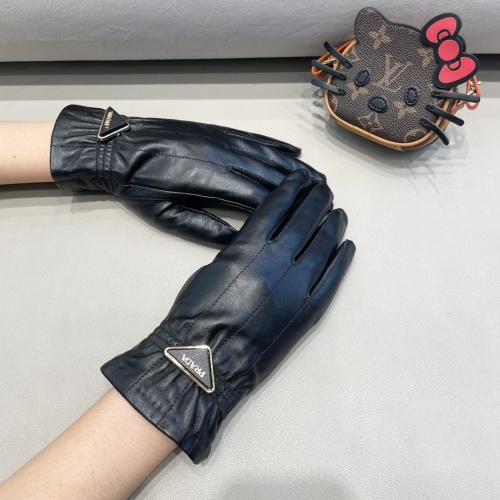 Replica Prada Gloves For Women #1244577 $48.00 USD for Wholesale