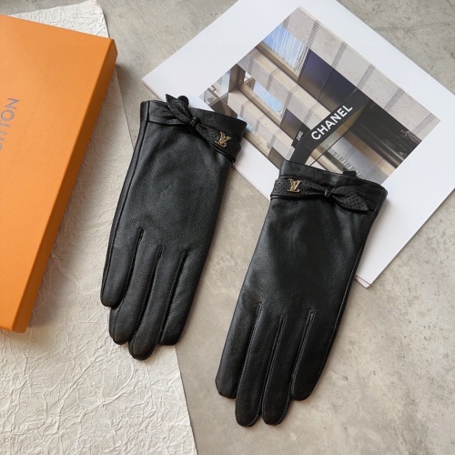 Louis Vuitton LV Gloves For Women #1244581 $48.00 USD, Wholesale Replica Louis Vuitton LV Gloves