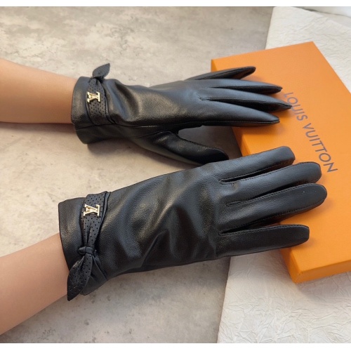 Replica Louis Vuitton LV Gloves For Women #1244581 $48.00 USD for Wholesale