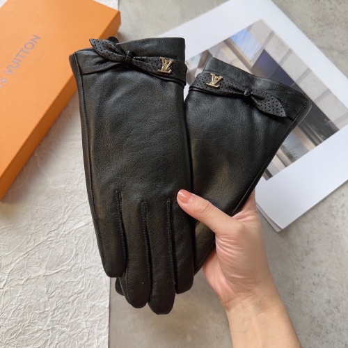 Replica Louis Vuitton LV Gloves For Women #1244581 $48.00 USD for Wholesale