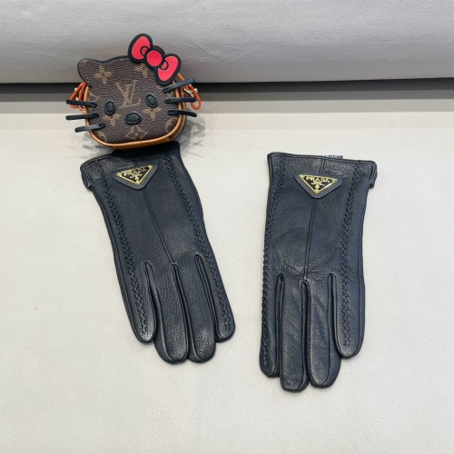 Prada Gloves For Women #1244588 $48.00 USD, Wholesale Replica Prada Gloves