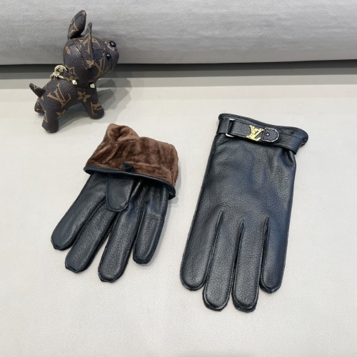 Replica Louis Vuitton LV Gloves For Men #1244589 $52.00 USD for Wholesale