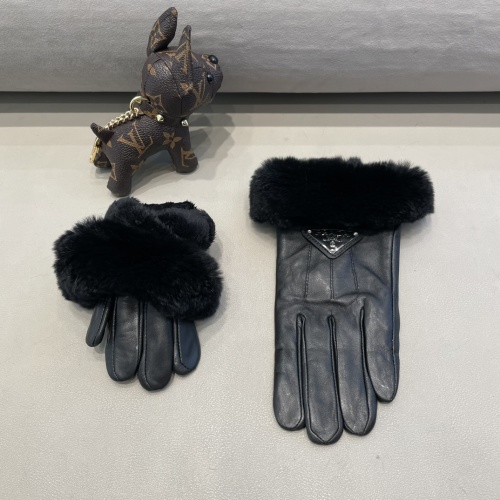 Replica Prada Gloves For Women #1244590 $52.00 USD for Wholesale