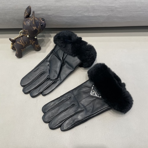 Replica Prada Gloves For Women #1244590 $52.00 USD for Wholesale