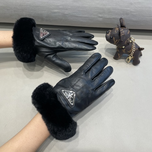 Replica Prada Gloves For Women #1244590 $52.00 USD for Wholesale