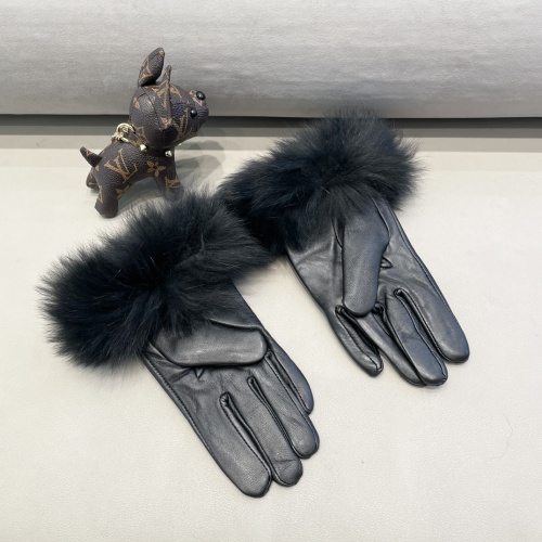 Replica Christian Dior Gloves For Women #1244591 $72.00 USD for Wholesale