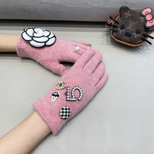 Replica Chanel Gloves For Women #1244593 $42.00 USD for Wholesale