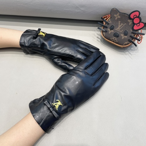 Replica Louis Vuitton LV Gloves For Women #1244595 $48.00 USD for Wholesale