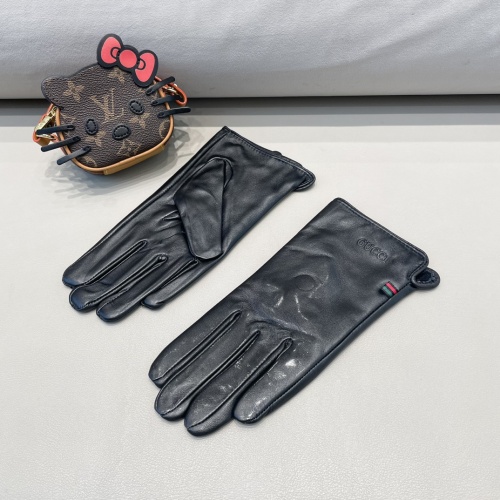 Replica Gucci Gloves For Women #1244601 $42.00 USD for Wholesale