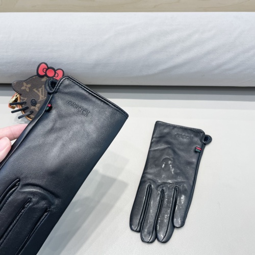 Replica Gucci Gloves For Women #1244601 $42.00 USD for Wholesale