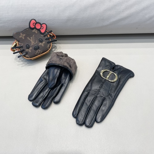 Replica Christian Dior Gloves For Men #1244603 $56.00 USD for Wholesale