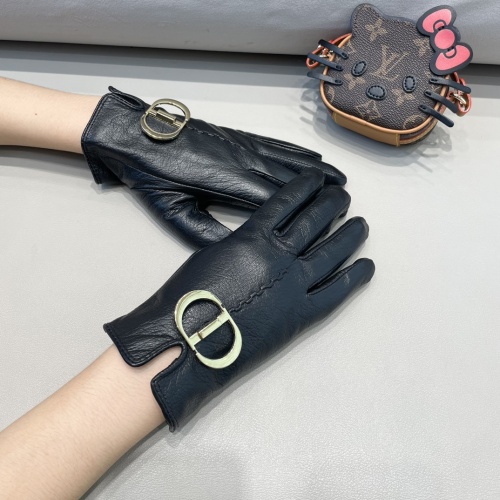 Replica Christian Dior Gloves For Men #1244603 $56.00 USD for Wholesale