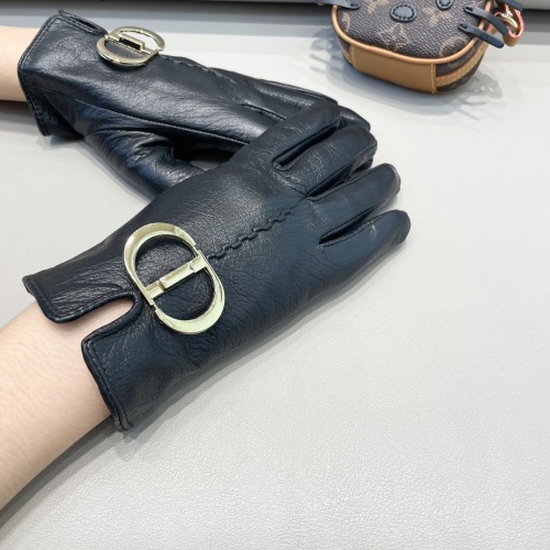 Replica Christian Dior Gloves For Men #1244603 $56.00 USD for Wholesale