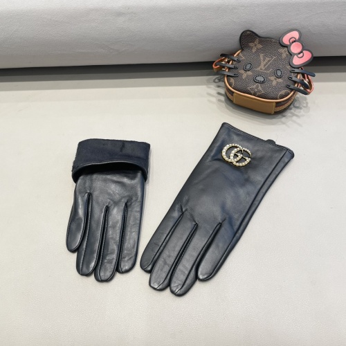 Replica Gucci Gloves For Women #1244606 $48.00 USD for Wholesale