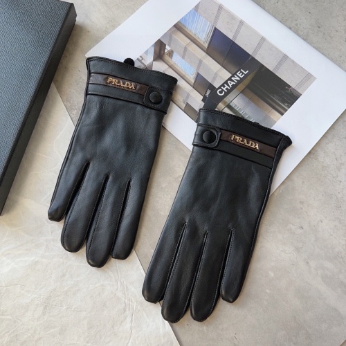 Prada Gloves For Men #1244608 $48.00 USD, Wholesale Replica Prada Gloves