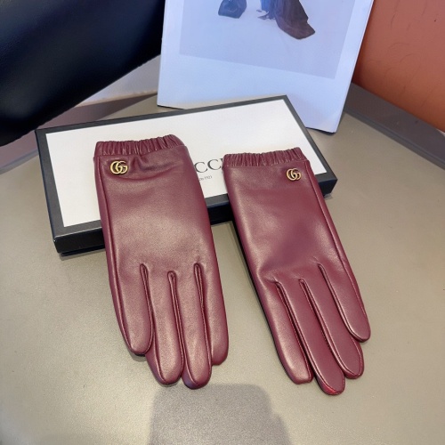 Gucci Gloves For Women #1244609 $45.00 USD, Wholesale Replica Gucci Gloves