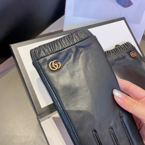 Replica Gucci Gloves For Women #1244610 $45.00 USD for Wholesale