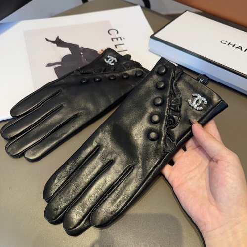 Replica Chanel Gloves For Women #1244614 $45.00 USD for Wholesale