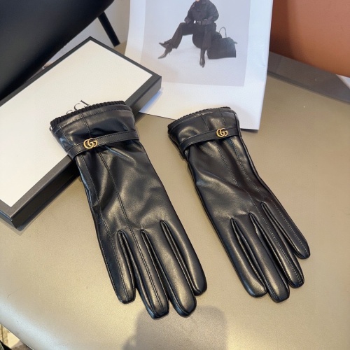 Gucci Gloves For Women #1244615 $48.00 USD, Wholesale Replica Gucci Gloves