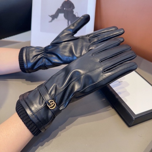 Replica Gucci Gloves For Women #1244615 $48.00 USD for Wholesale