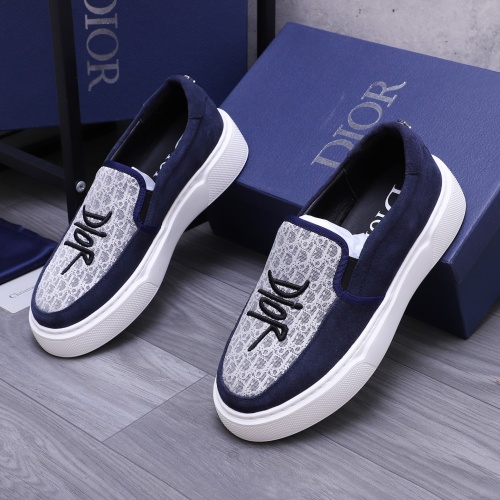 Replica Christian Dior Casual Shoes For Men #1244653 $72.00 USD for Wholesale