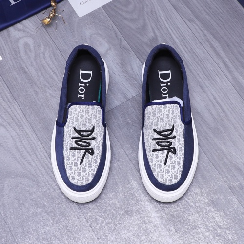 Replica Christian Dior Casual Shoes For Men #1244653 $72.00 USD for Wholesale