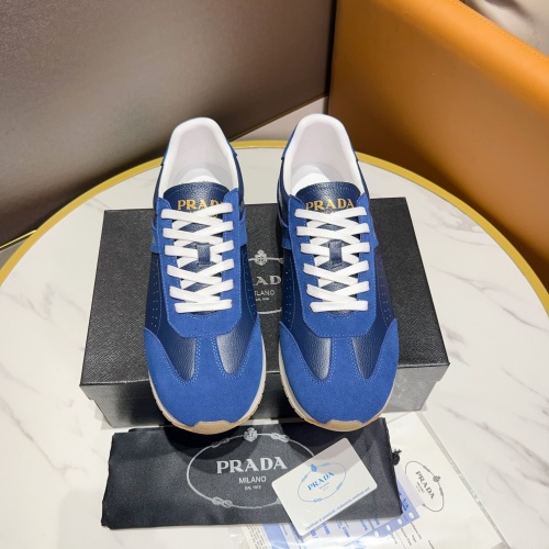 Replica Prada Casual Shoes For Men #1244684 $80.00 USD for Wholesale