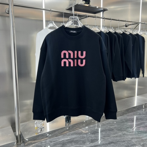 MIU MIU Hoodies Long Sleeved For Unisex #1244724 $48.00 USD, Wholesale Replica MIU MIU Hoodies