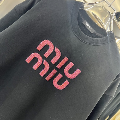 Replica MIU MIU Hoodies Long Sleeved For Unisex #1244724 $48.00 USD for Wholesale