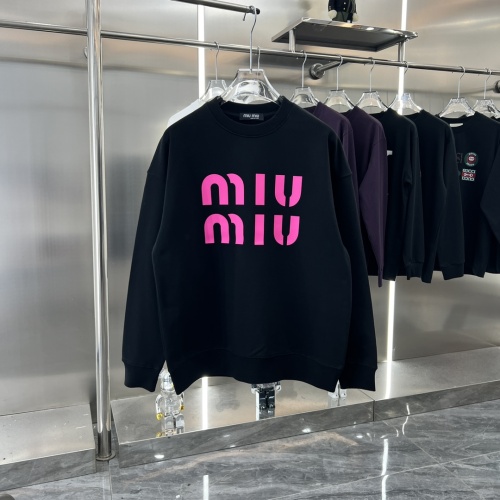 MIU MIU Hoodies Long Sleeved For Unisex #1244732 $48.00 USD, Wholesale Replica MIU MIU Hoodies