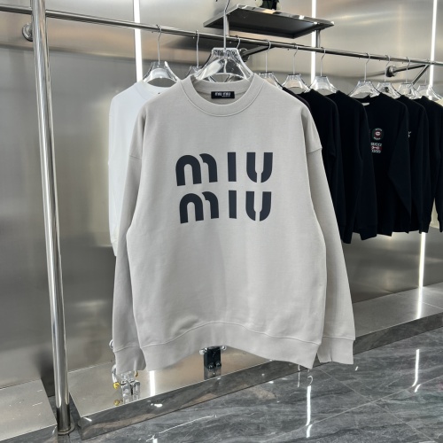 MIU MIU Hoodies Long Sleeved For Unisex #1244733 $48.00 USD, Wholesale Replica MIU MIU Hoodies