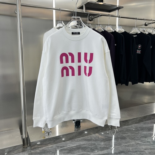 MIU MIU Hoodies Long Sleeved For Unisex #1244734 $48.00 USD, Wholesale Replica MIU MIU Hoodies