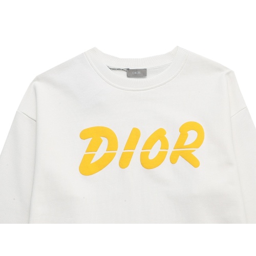 Replica Christian Dior Hoodies Long Sleeved For Unisex #1244738 $48.00 USD for Wholesale