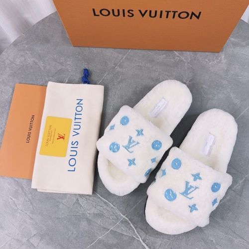 Replica Louis Vuitton Slippers For Women #1244749 $98.00 USD for Wholesale