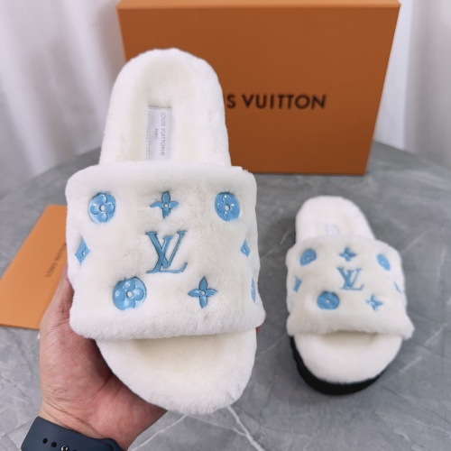 Replica Louis Vuitton Slippers For Women #1244749 $98.00 USD for Wholesale