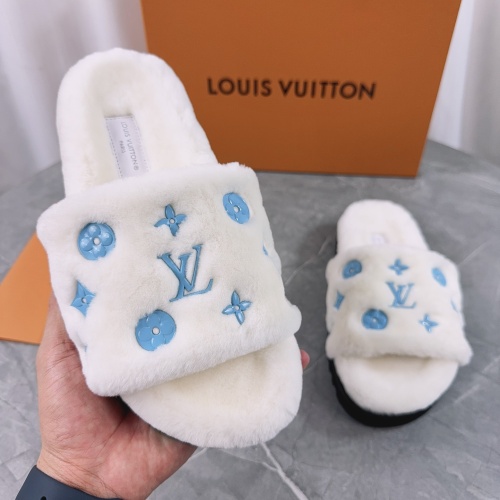 Replica Louis Vuitton Slippers For Women #1244749 $98.00 USD for Wholesale