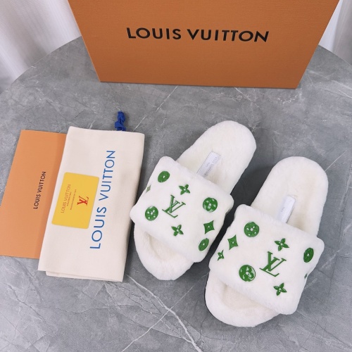 Replica Louis Vuitton Slippers For Women #1244750 $98.00 USD for Wholesale