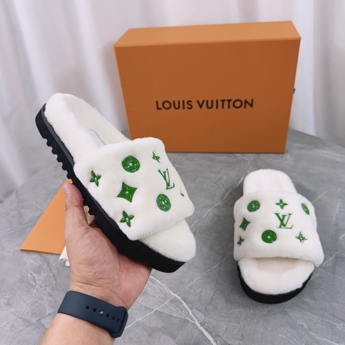 Replica Louis Vuitton Slippers For Women #1244750 $98.00 USD for Wholesale