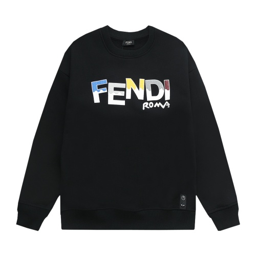 Fendi Hoodies Long Sleeved For Unisex #1244751 $48.00 USD, Wholesale Replica Fendi Hoodies