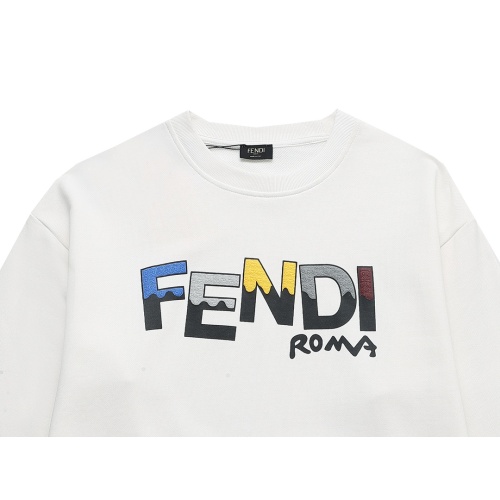 Replica Fendi Hoodies Long Sleeved For Unisex #1244752 $48.00 USD for Wholesale