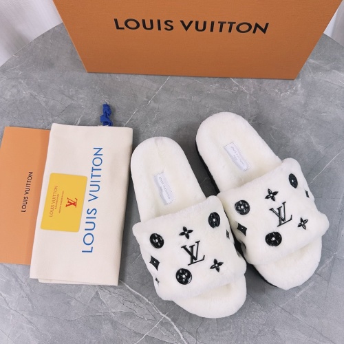 Replica Louis Vuitton Slippers For Women #1244753 $98.00 USD for Wholesale